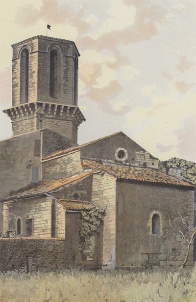 Le Luc, Kapel van het oude Klooster en Achtkantige Toren uit de 15e eeuw door French Photographer
