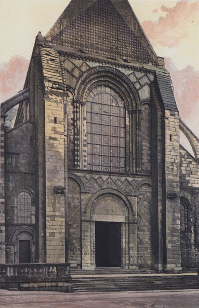 Le Mans, Kathedraal, westgevel door French Photographer