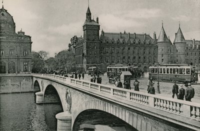 De Pont au Change en het Paleis van Justitie door French Photographer