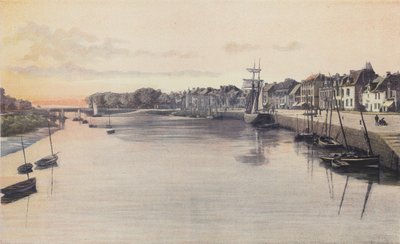 Le Pouliguen, Algemeen uitzicht op de haven door French Photographer