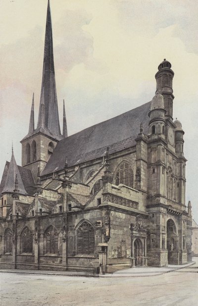 Les Riceys, Kerk van Ricey-Bas, Ensemble NW door French Photographer