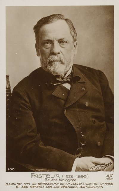 Louis Pasteur (1822-1895), Franse chemicus en microbioloog door French Photographer