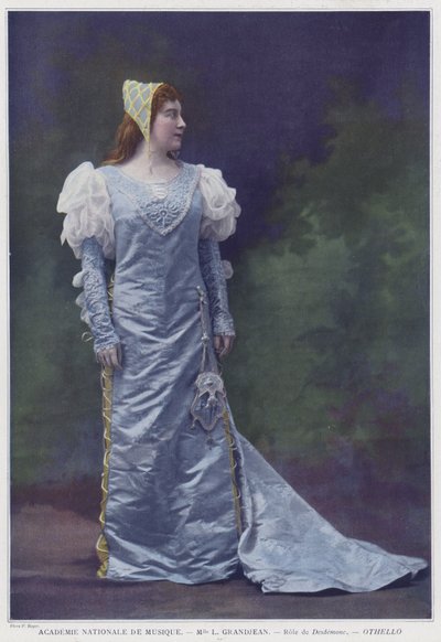 Louise Grandjean als Desdemona in Othello door French Photographer