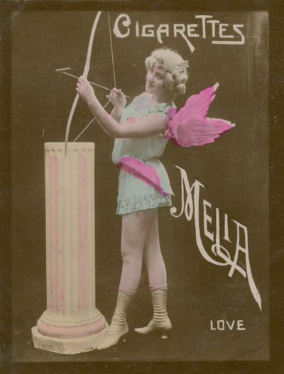 Liefde, meisje verkleed als Cupido (foto) door French Photographer