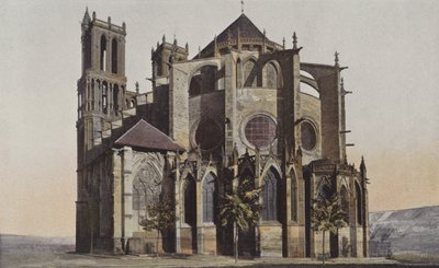 Mantes, kerk Notre-Dame door French Photographer