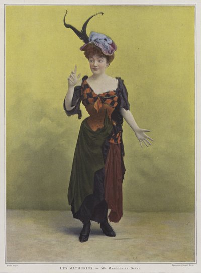 Marguerite Deval, Franse actrice en operazangeres door French Photographer