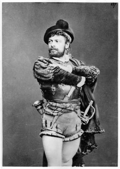 Mounet-Sully (1841-1916) als Hernani in 