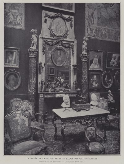 Museum van de Kindertijd in het Petit Palais op de Champs-Elysees, Parijs door French Photographer
