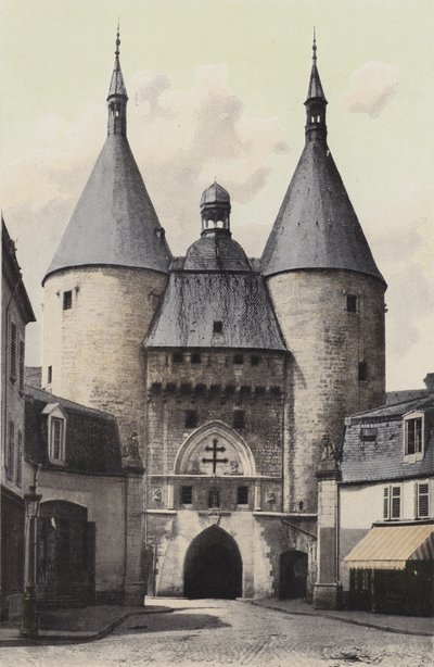 Nancy, Porte de la Craffe, binnenzijde van de stad door French Photographer