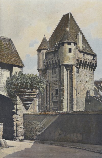 Nevers, Crouxpoort, Zuidwestelijk geheel door French Photographer