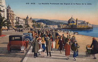 Nice, De Nieuwe Promenade Des Anglais, Het Paleis Van De Pier door French Photographer