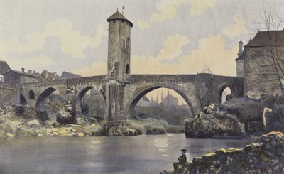 Orthez, Brug over de Gave de Pau door French Photographer
