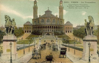 Palais du Trocadero, Parijs, begin 20e eeuw door French Photographer