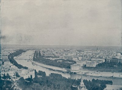 Panorama van Parijs, vanaf het Trocadero door French Photographer