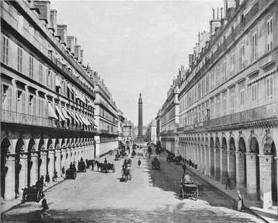 Parijs - La Rue Castiglione - La Place Vendome door French Photographer