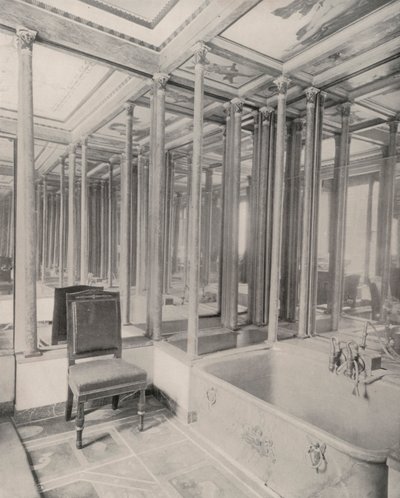 Parijs: Badkamer, Gebouw van de Duitse Ambassade door French Photographer