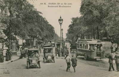 Parijs, Boulevard Montmartre door French Photographer