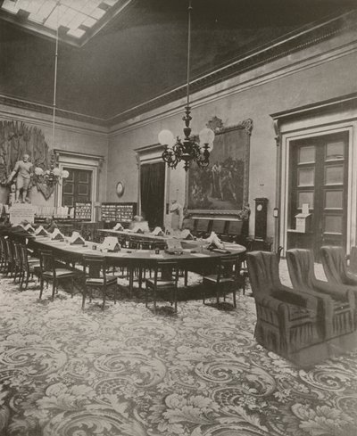 Parijs: Kamer van Afgevaardigden, Conferentiezaal door French Photographer