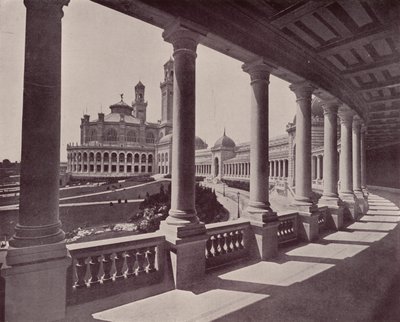 Parijs: Circulaire Galerij van het Trocadéro-paleis door French Photographer