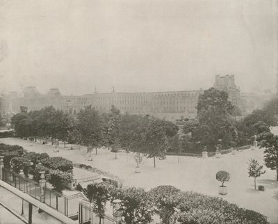 Parijs: Tuin tegenover het Tuilerieënpaleis door French Photographer