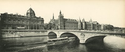 Parijs, De Conciergerie en de Handelsrechtbank door French Photographer