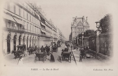 Parijs, La Rue De Rivoli door French Photographer