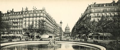 Parijs, Het Pantheon en de Soufflotstraat door French Photographer