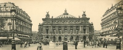 Parijs, Het Theater van de Opera en het Plein door French Photographer