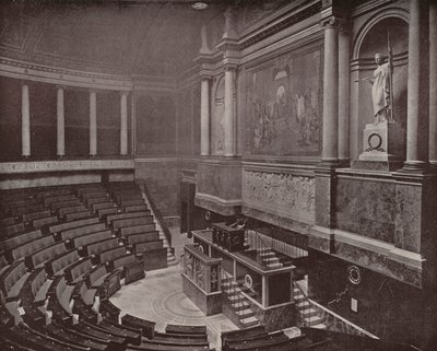 Parijs: Wetgevende Zaal, Kamer van Afgevaardigden door French Photographer