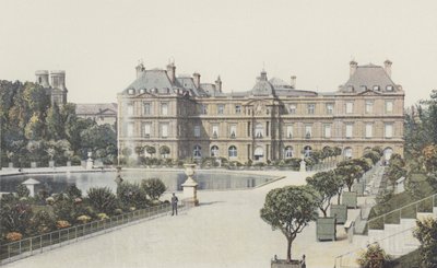 Parijs, paleis van Luxemburg, gevel aan de tuinen door French Photographer