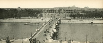 Parijs, Panorama van het Plein de la Concorde door French Photographer