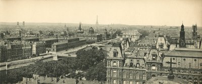 Parijs, Panorama van de Acht Bruggen door French Photographer