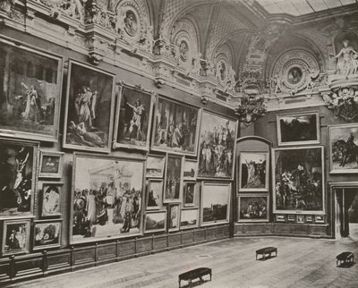 Parijs: De Nieuwe Franse Galerie, Louvre Museum door French Photographer