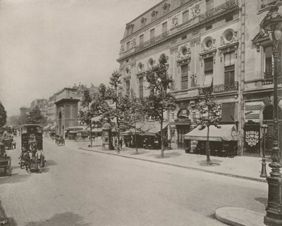 Parijs: Theater van de Renaissance en Porte St. Martin door French Photographer