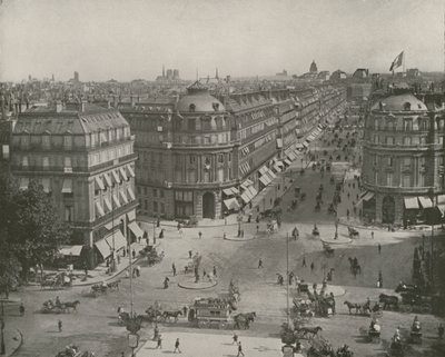 Parijs: Uitzicht op de Avenue de l