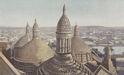 Périgueux, Kathedraal Saint-Front, koepels gezien vanaf de klokkentoren door French Photographer