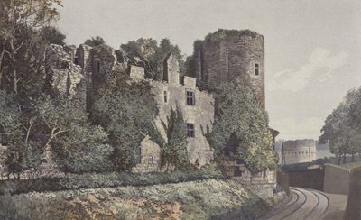 Périgueux, Château-Barrière en Toren van Vesone, uitzicht vanuit het westen door French Photographer