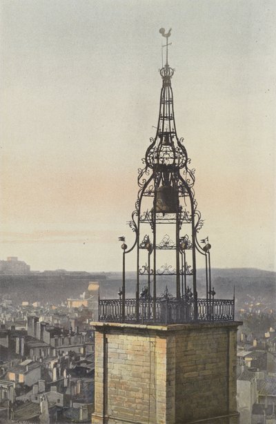 Perpignan, Klokkentoren van de Kathedraal door French Photographer