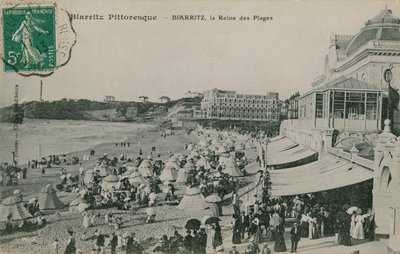 Pittoresk Biarritz - Biarritz, Koningin der Stranden door French Photographer