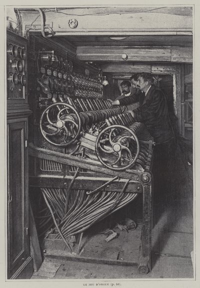 Orgel spelen in de Opera van Parijs door French Photographer