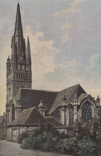 Ploare, Kerk, apsiszijde door French Photographer