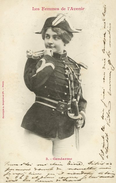 Politieagent, vrouw van de toekomst door French Photographer