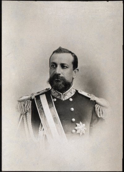 Portret van Albert I van Monaco (1848-1922), Prins van Monaco door French Photographer