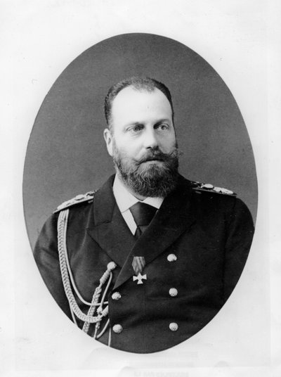 Portret van Alexis Alexandrovitch Romanov, Groothertog van Rusland door French Photographer