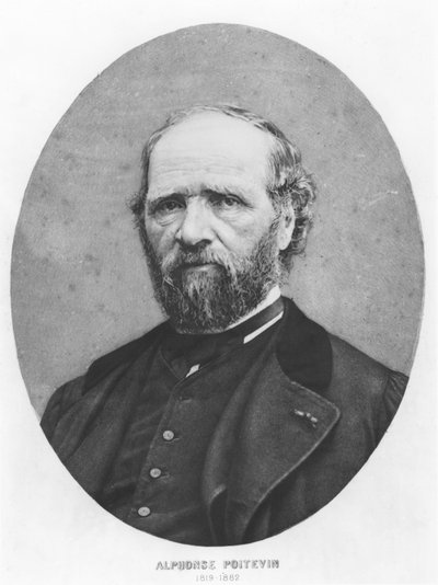 Portret van Alphonse Poitevin door French Photographer
