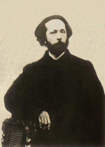 Portret van Edouard Lalo (1823-1892), Franse componist door French Photographer