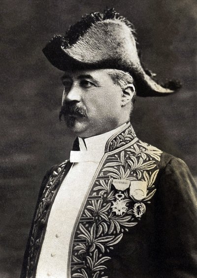 Portret van Emile Faguet, literair criticus, literair historicus en Frans essayist door French Photographer
