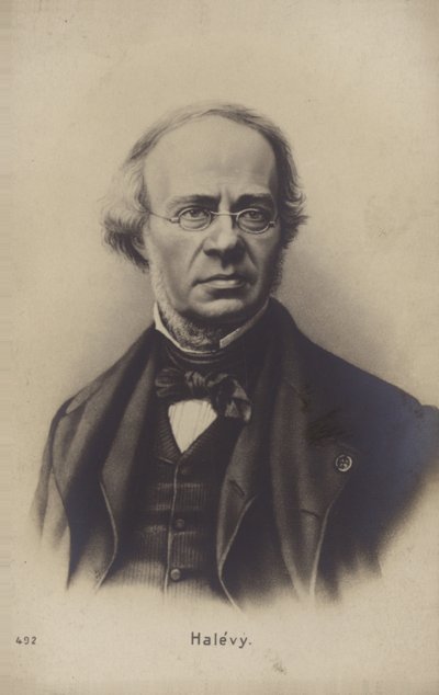 Portret van Fromental Halevy door French Photographer