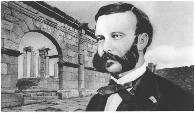 Portret van Henri Dunant door French Photographer