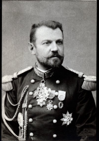 Portret van Henri Joseph Brugere (1841-1918), Franse generaal door French Photographer